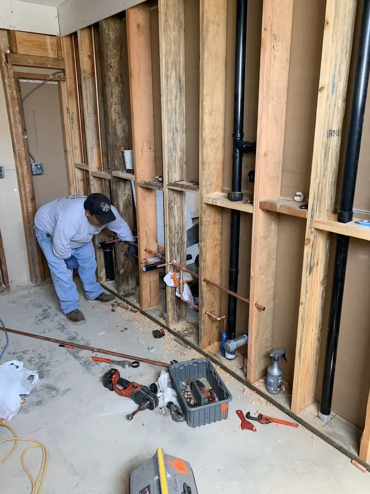 Commercial rough-in plumbing for Gas Line Repair in Raritan Manor